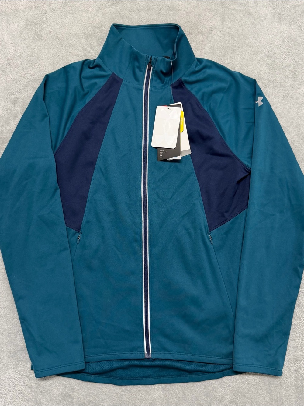 NEW Under Armour Womens Medium Coldgear Reactor Storm Jacket Track Top 1304499